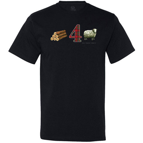 OffWorld Designs T-Shirt: Wood 4 Sheep (4XL)