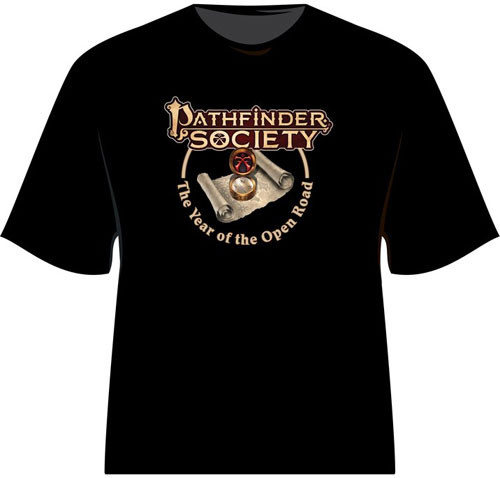 OffWorld T-Shirt: Pathfinder Society - Year of Open Road (Small)