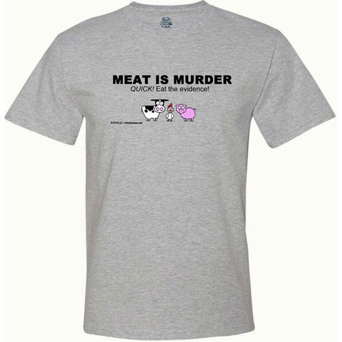 OffWorld Designs T-Shirt: Meat is Murder (Medium)
