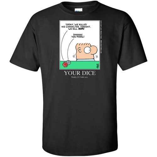 OffWorld Designs T-Shirt: Your Dice (Small)