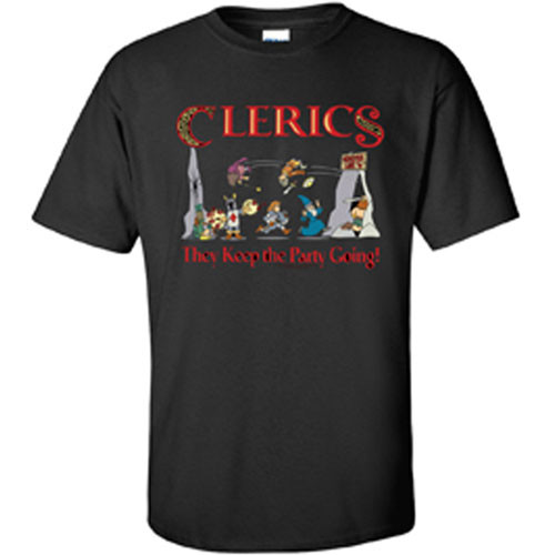 OffWorld Designs T-Shirt: Clerics Party (Small)