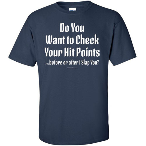 OffWorld Designs T-Shirt: Hit Points (XL)