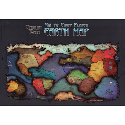Cthulhu Wars: 6-8 Player Earth Map