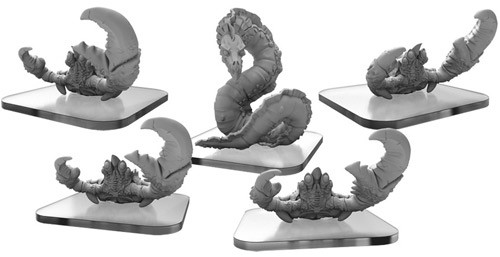 Monsterpocalypse: Tritons Unit - Steel Shell Crabs & Psi-Eel (5)