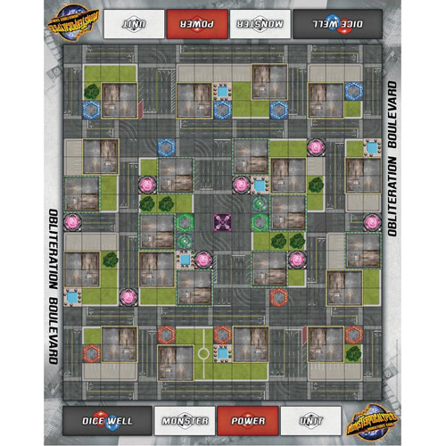 Monsterpocalypse: Obliteration Boulevard Playmat