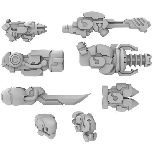 Warcaster Neo-Mechanika: Aeternus Continuum - Nemesis Weapon Pack A