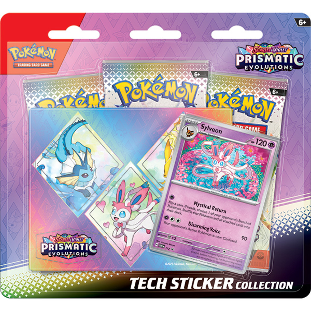 Pokemon: Scarlet & Violet: Prismatic Evolutions - Tech Sticker Collection - Sylveon (Preorder)