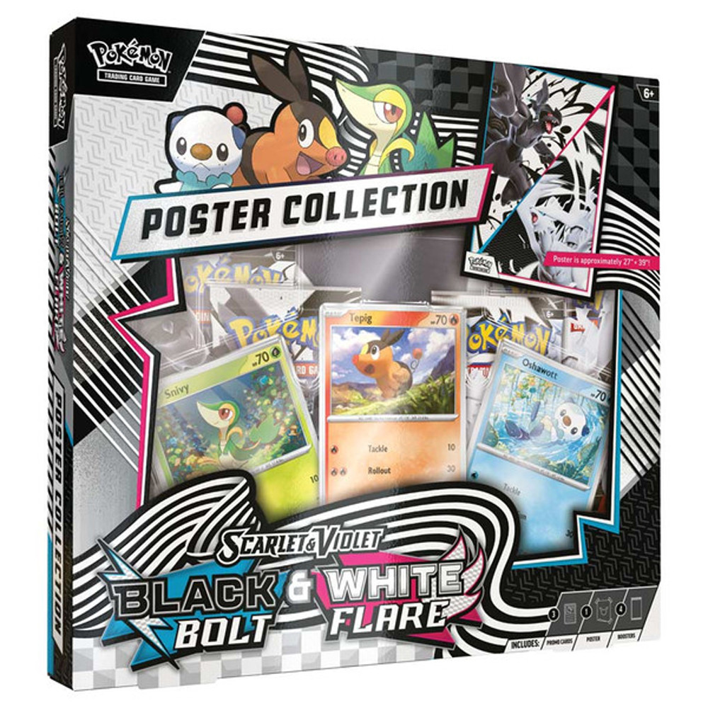 Pokemon TCG: Black Bolt/White Flare - Unova Poster Collection