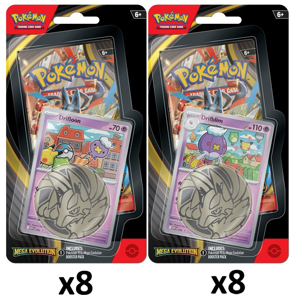 Pokemon TCG: Mega Evolution [ME01] Checklane Blister Display (16) (Preorder)