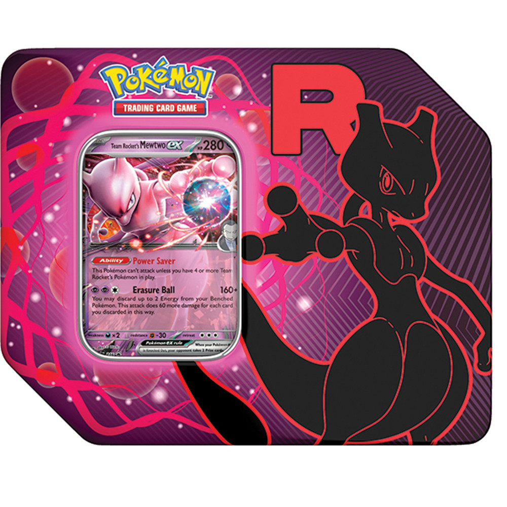 Pokemon TCG: Team Rocket Tin - Mewtwo ex (6)
