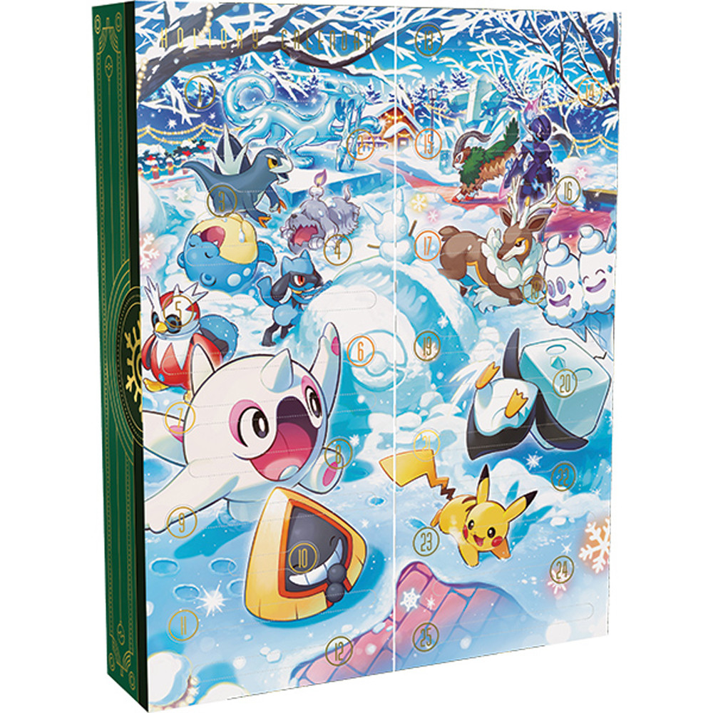 Pokemon TCG 2024 Holiday Calendar Card Games Miniature Market