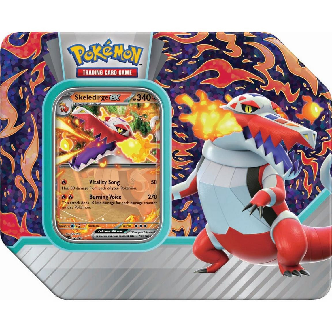 Pokemon TCG: Paldea Partners Tin - Skeledirge ex