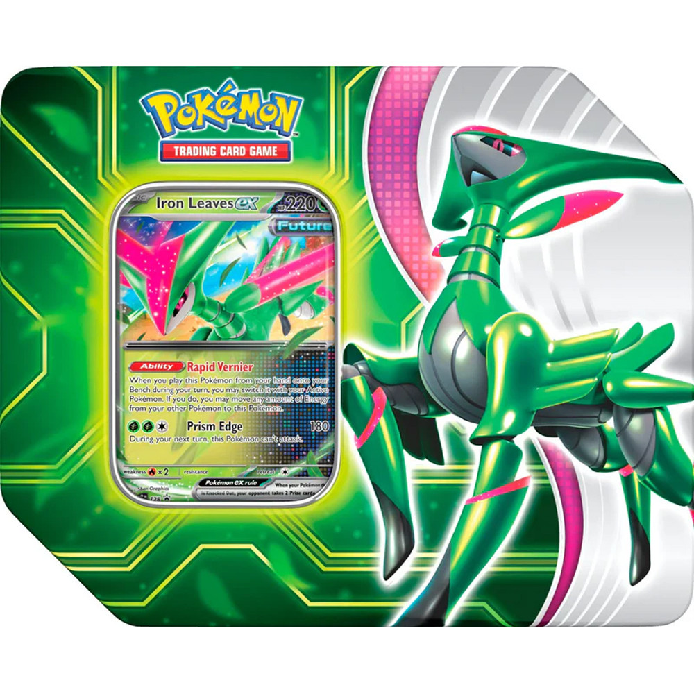 Pokemon TCG: Paradox Clash Tin - Iron Leaves ex