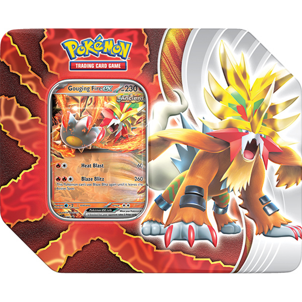 Pokemon TCG: Paradox Destinies Tin - Gouging Fire ex