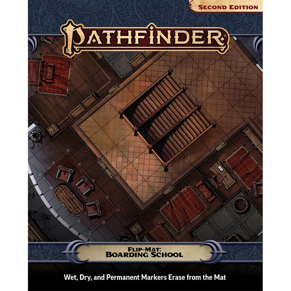 Pathfinder 2E RPG: Flip-Mat - Boarding School