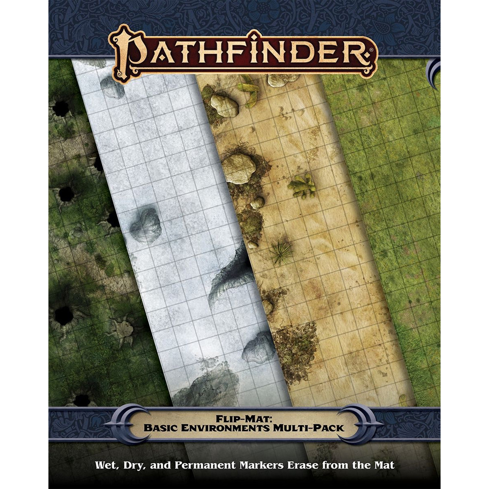 Pathfinder 2E RPG: Flip-Mat - Basic Environments Multi-Pack