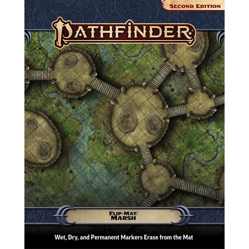 Pathfinder 2E RPG: Flip-Mat - Marsh