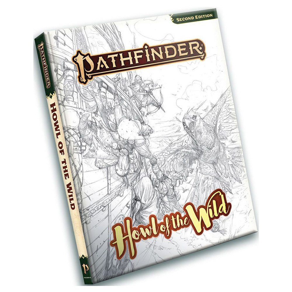 Pathfinder 2E RPG: Howl of the Wild (Sketch Cover Edition) (Preorder)