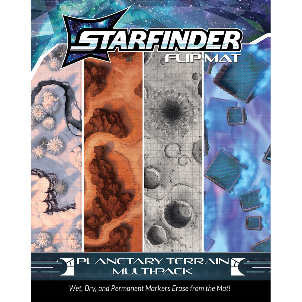 Starfinder: Flip-Mat - Planetary Terrain Multi-Pack