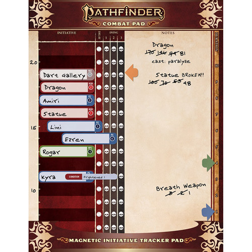 Pathfinder 2E RPG: Combat Pad