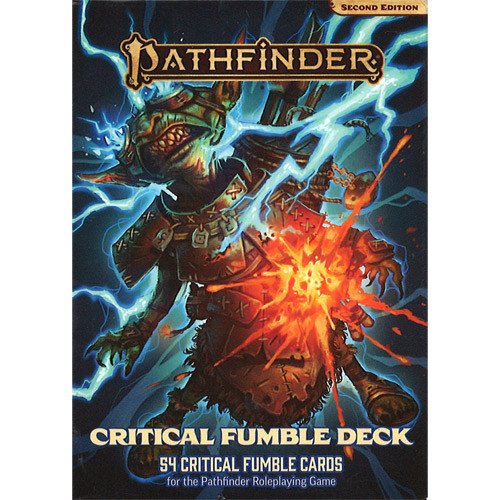 Pathfinder 2E RPG Critical Fumble Card Deck