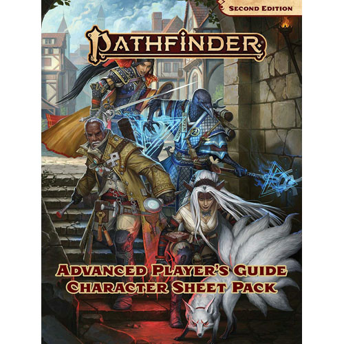 Pafthfinder 2E RPG: Advanced Player's Guide Character Sheet Pack