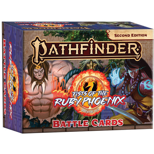 Pathfinder 2E RPG: Fists of the Ruby Phoenix - Battle Cards