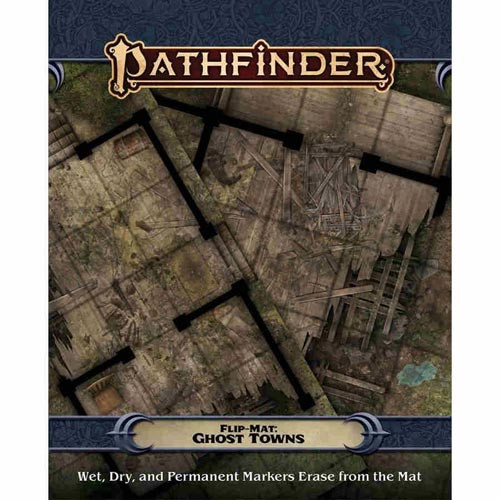 Pathfinder 2E RPG: Flip-Mat - Ghost Towns