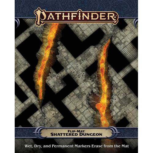 Pathfinder 2E RPG: Flip-Mat - Shattered Dungeon