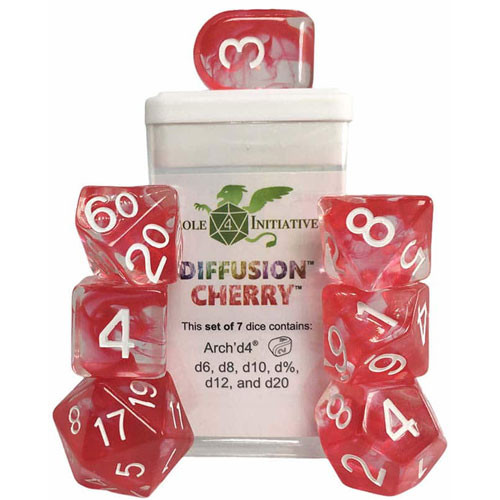 R4I Dice w/ Arch'd4: Diffusion - Cherry (7)