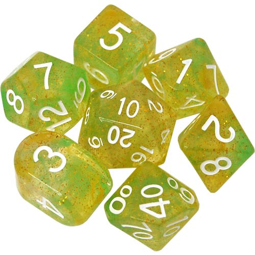 R4I Dice w/ Arch'd4: Diffusion - Dragon's Hoard w/ White (7)