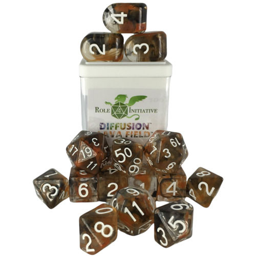 R4I Dice w/ Arch'd4: Diffusion - Lava Field (15)