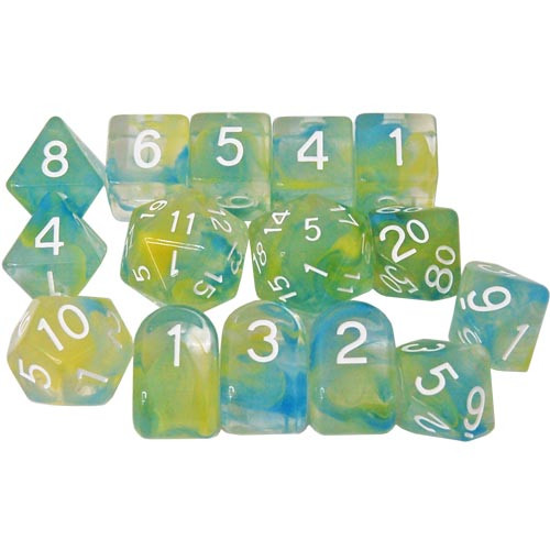 R4I Dice w/ Arch'd4: Diffusion - Thunderbird w/ White (15)