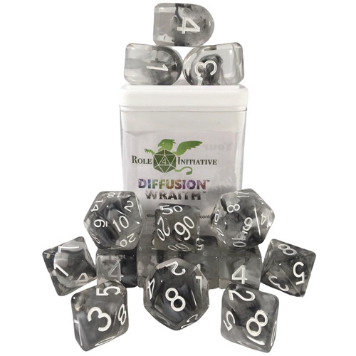 R4I Dice w/ Arch'd4: Diffusion - Wraith (15) | Accessories & Supplies ...