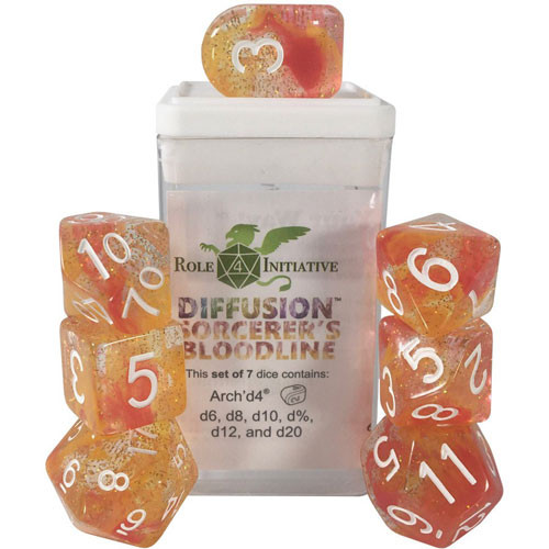 R4I Dice w/ Arch'd4: Diffusion - Sorcerer's Bloodline w/ White (7)