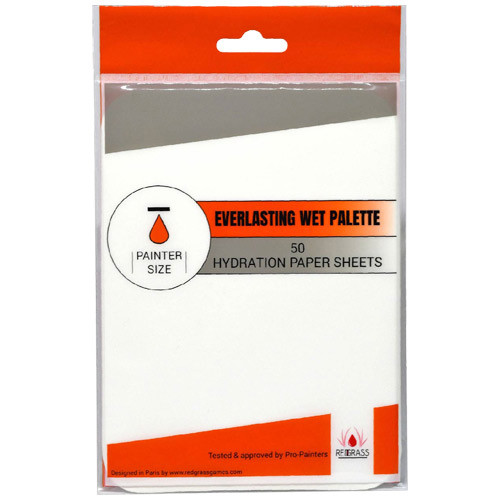 Redgrass: Painter Size - Hydration Paper Sheets (50)