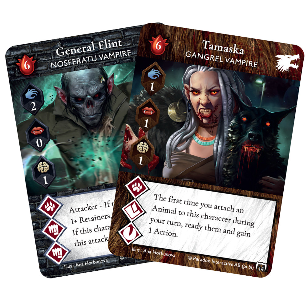Vampire the Masquerade: Rivals ECG - Tamaska & General Flint Promo Pack (Preorder)