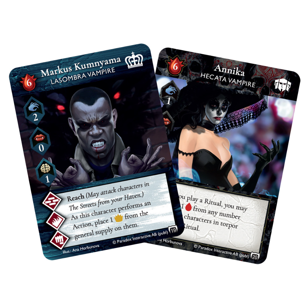 Vampire the Masquerade: Rivals ECG - Markus Kumnyama & Annika Promo Pack (Preorder)