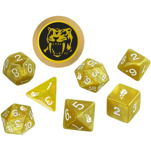 Power Rangers RPG: Yellow Dice Set