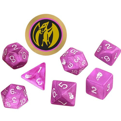 Power Rangers RPG: Pink Dice Set