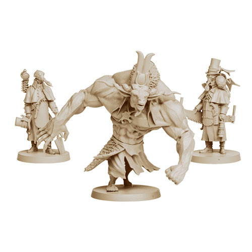 5x Yellow Miniatures World of Smog Rise Of Moloch DND Board Game Figrues Toys 
