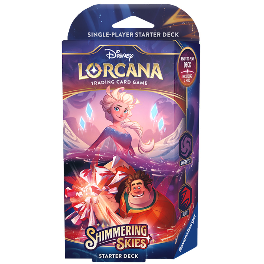 Lorcana TCG: Shimmering Skies - Starter Deck - Amethyst & Ruby