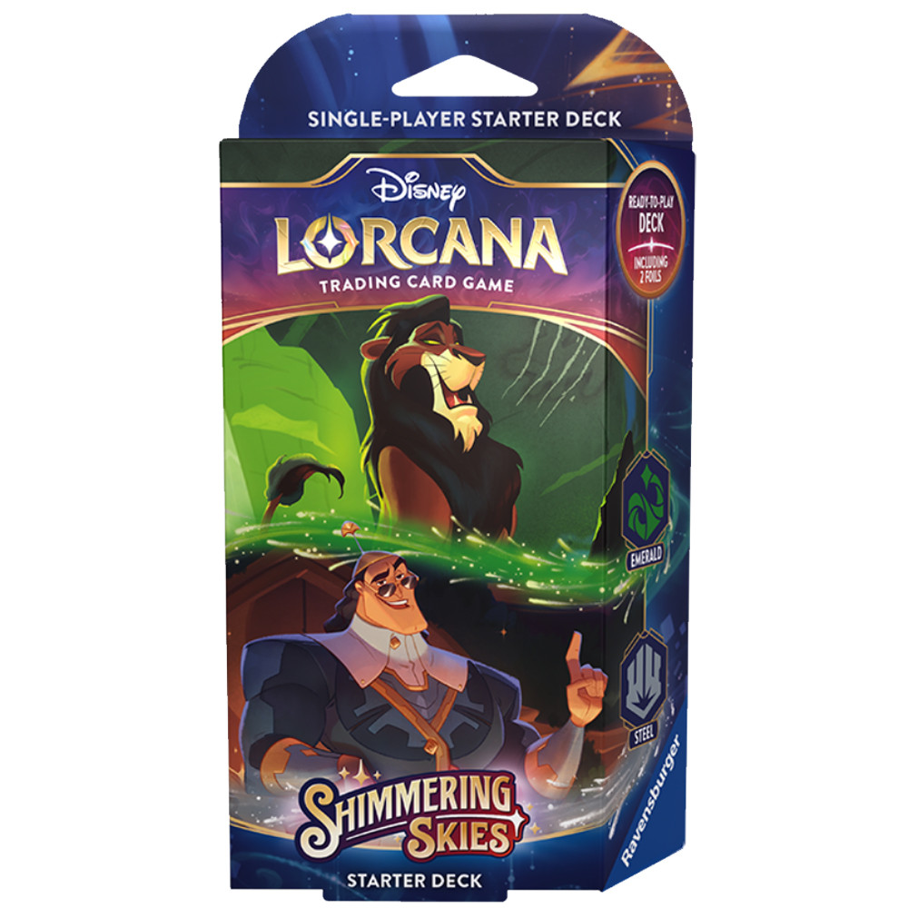 Lorcana TCG: Shimmering Skies - Starter Deck - Emerald & Steel