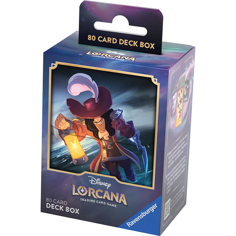 Lorcana Card Sleeves - Captain Hook (65-Pack), Collectible Packaging