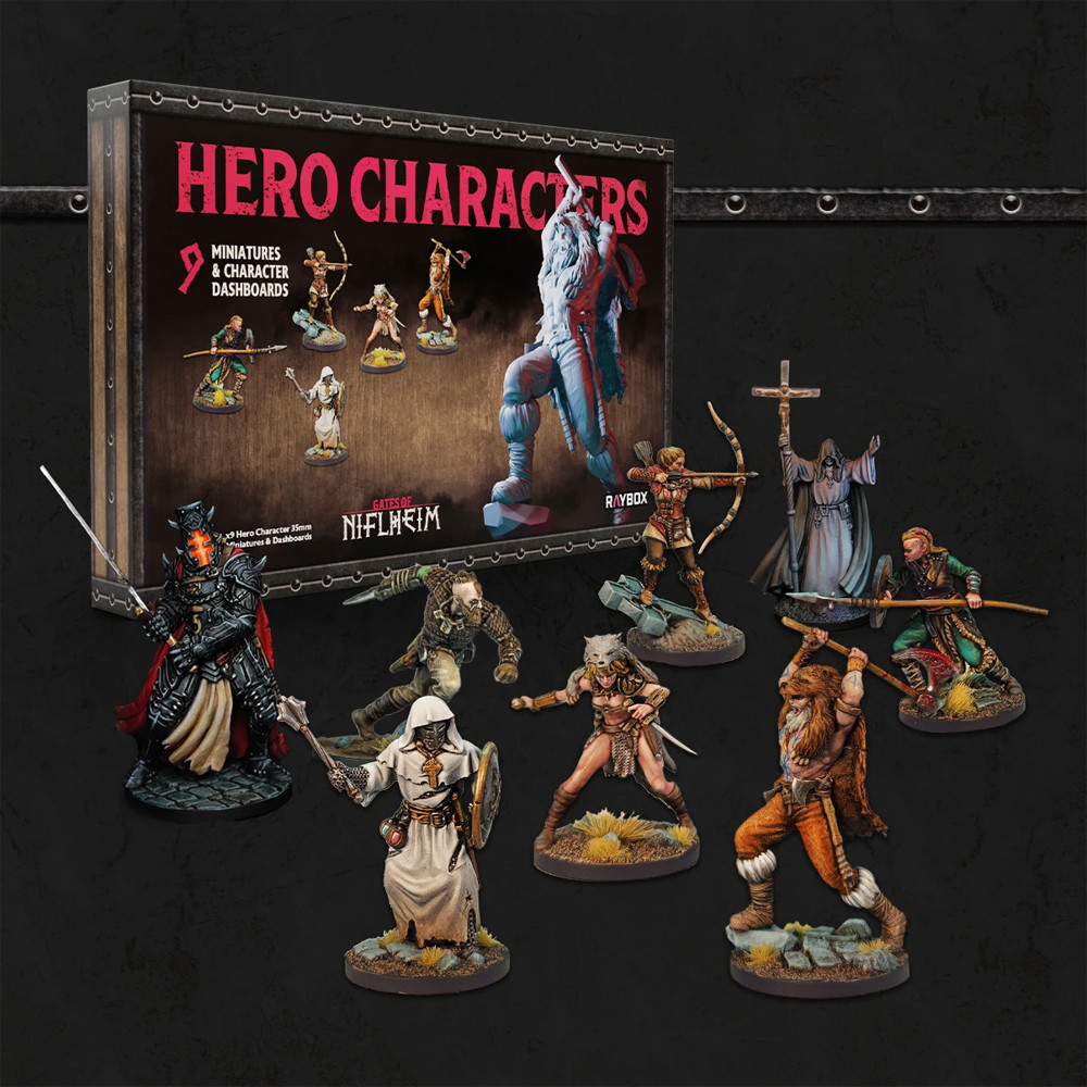 Gates of Niflheim: Hero Characters Miniatures Set