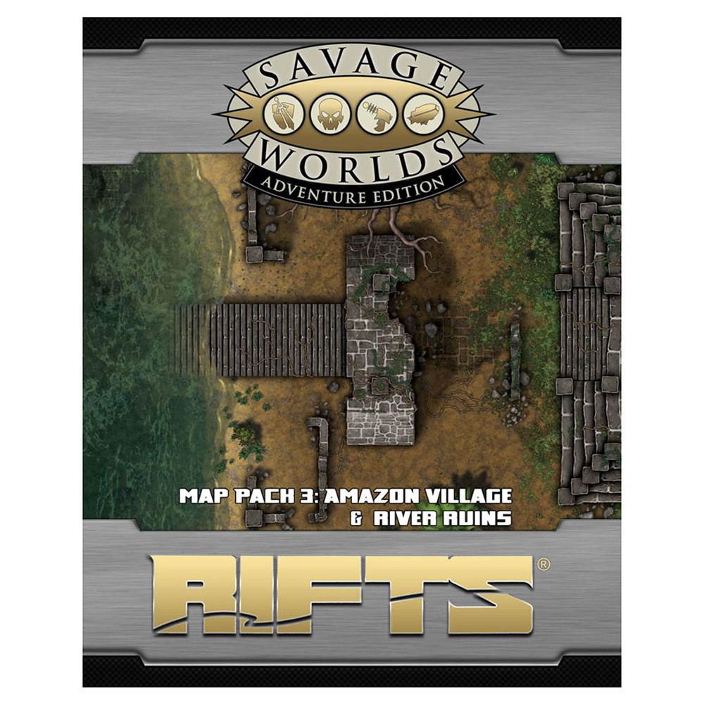 Rifts for Savage Worlds RPG: Map Pack 3 Jungle River