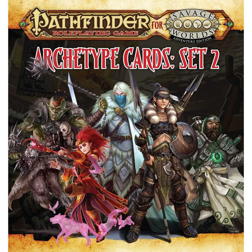 Pathfinder for Savage Worlds RPG: Archetype Cards Set 2