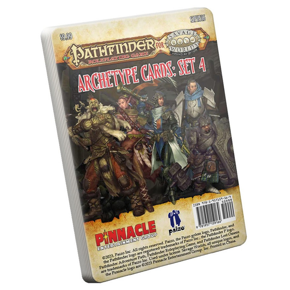 Pathfinder for Savage Worlds RPG: Archetype Set 4