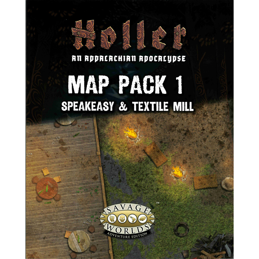 Holler RPG: Appalachian Apocalypse Map Pack 1 Speakeasy & Textile Mill