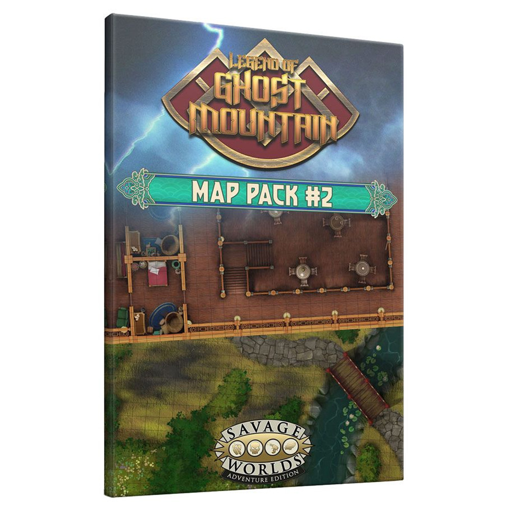 Savage Worlds RPG: Legend of Ghost Mountain - Map Pack #2 (Preorder)